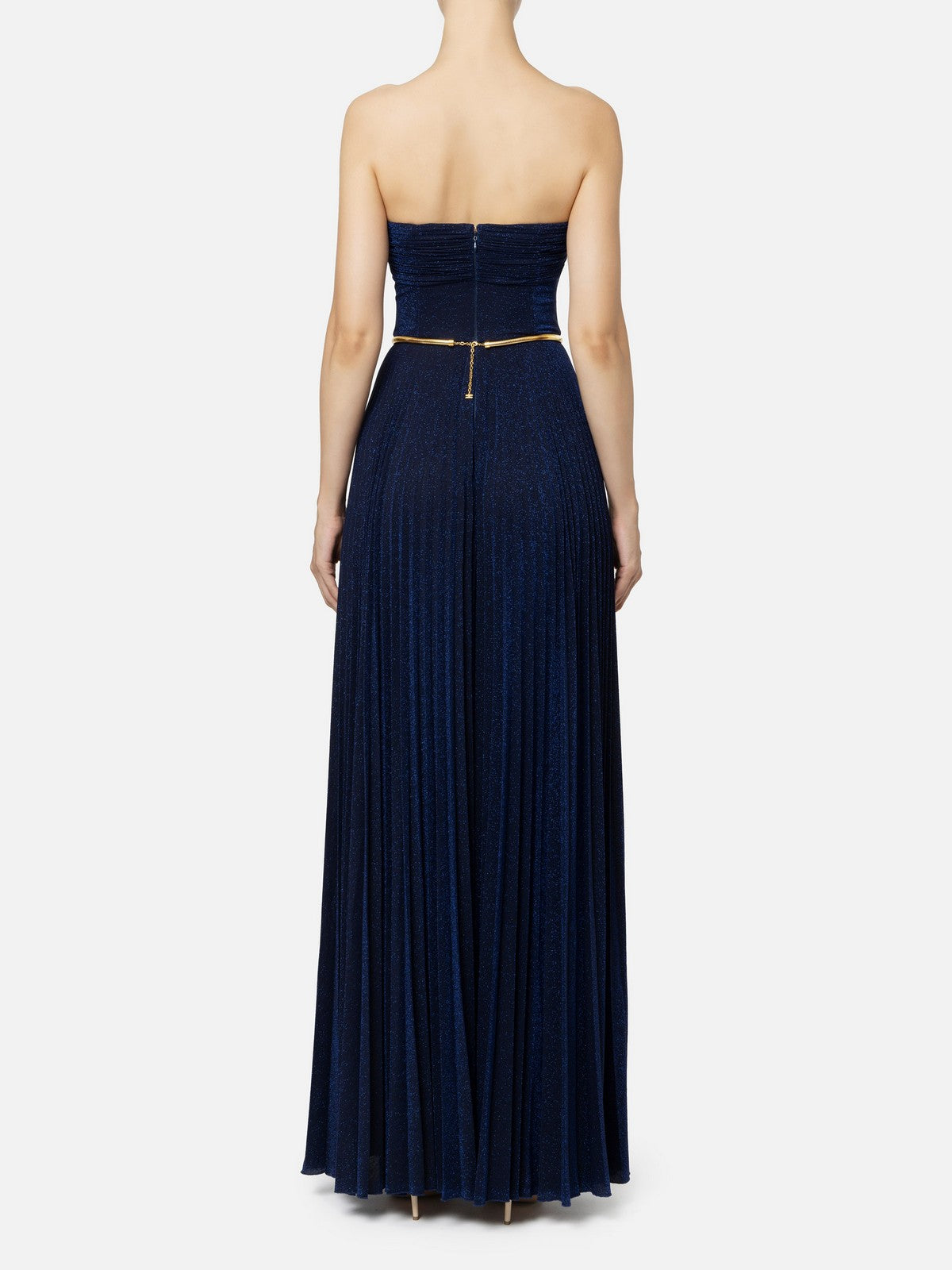 ELISABETTA FRANCHI Frauenkleid AB62847E2 B75 Blau