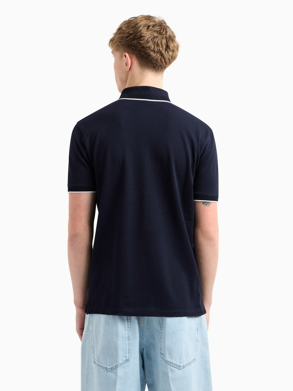 EMPORIO ARMANI Polo Uomo  EM000858 AF12955 UB118 Blu