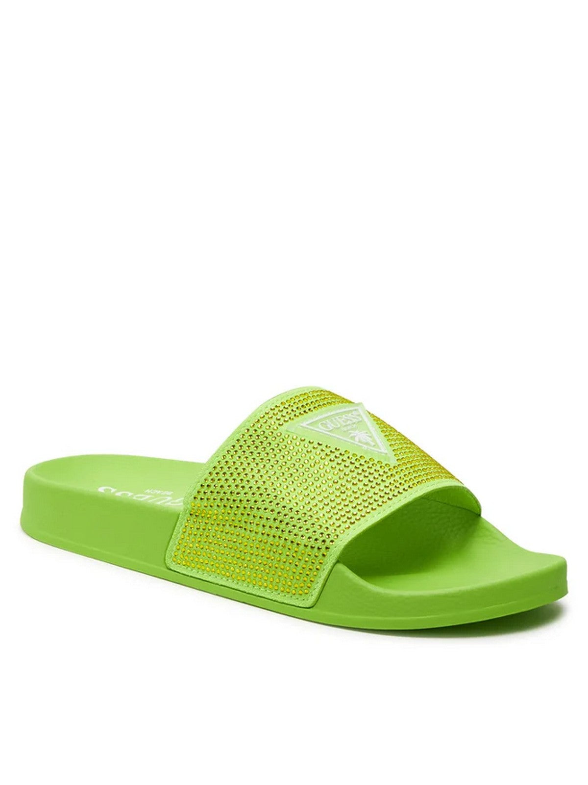 Adivina Beachwear Ciabatta Woman Slippers Beach Stras E4GZ25 BB00F G8V3 Verde