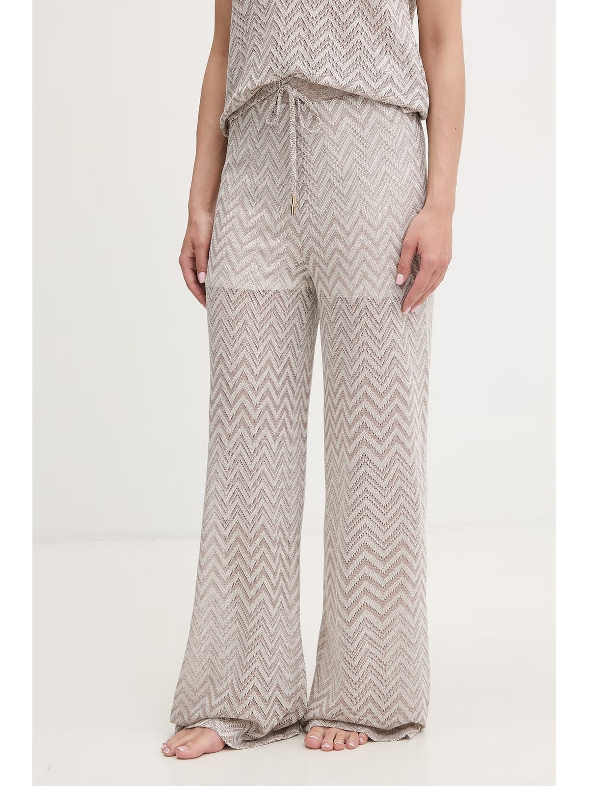 LIU JO BEACHWEAR Pantalone Donna  VA6176J3878 C3945 Meerkat/silver lux