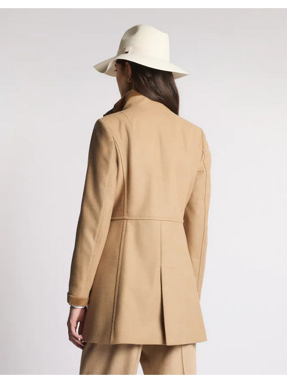 Fay Women's Coat Naw50514000xMYC813 Dark camel