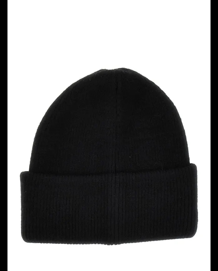 Deviner chapeau femme beanie patch triangle aw5234 vis01 bl noir