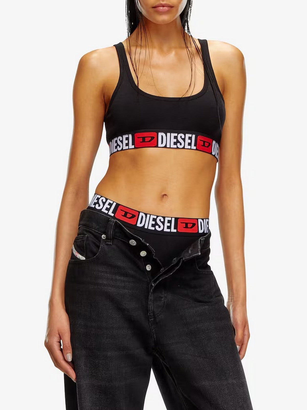 DIESEL Damen Top UFSB-ORIBA BRA A13122 0NJAP 9XX 004 – DEEP/BLACK