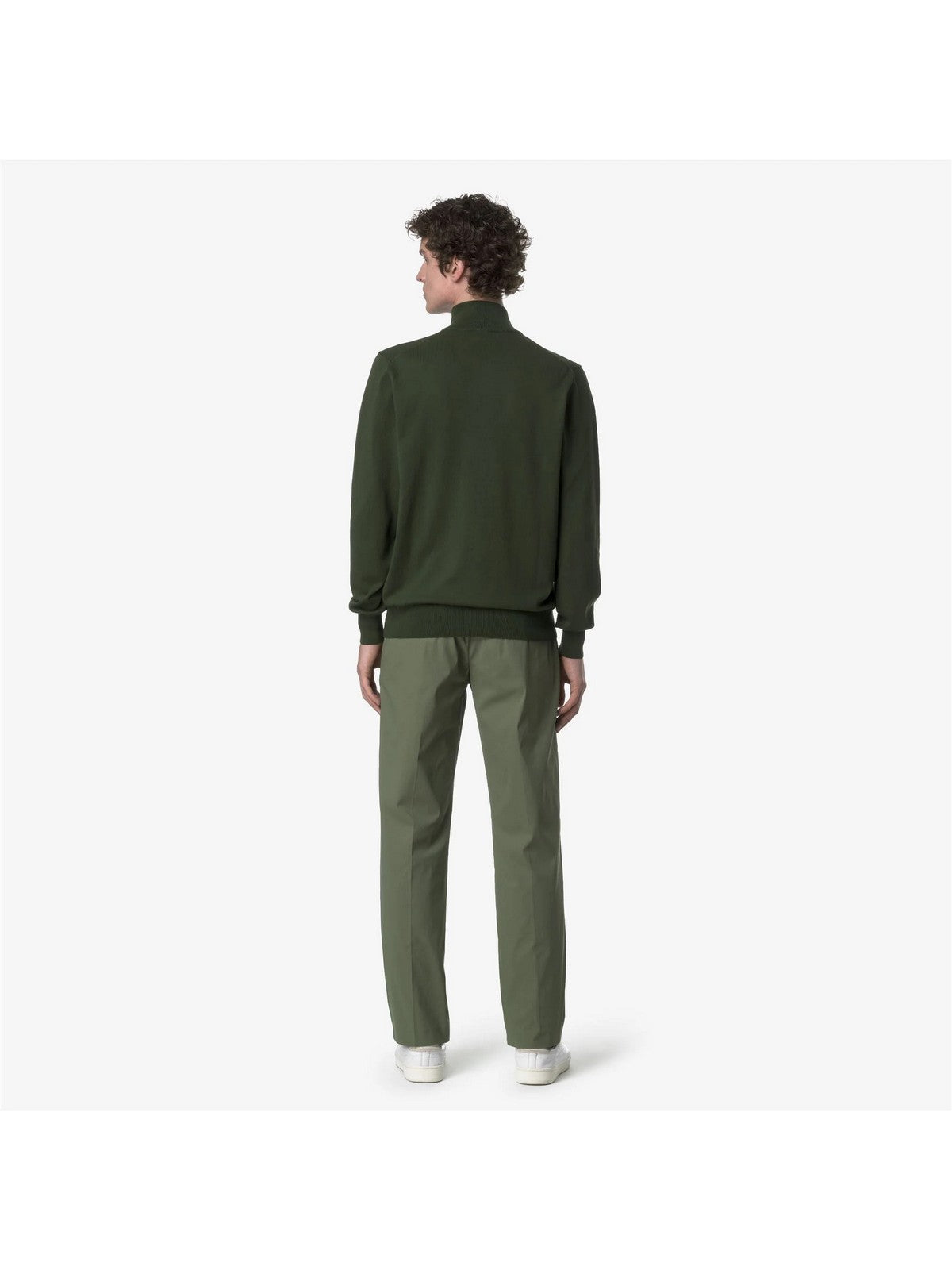 K-WAY Pantalone Uomo RALPH TWILL TECH K61369W V15 Green Lichen