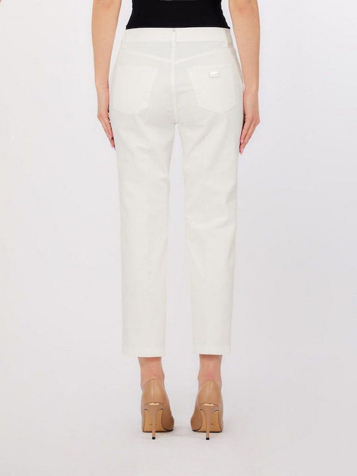 LIU JO WHITE Pantalone Donna  WA6510T7144 11111 BIANCO OTTICO