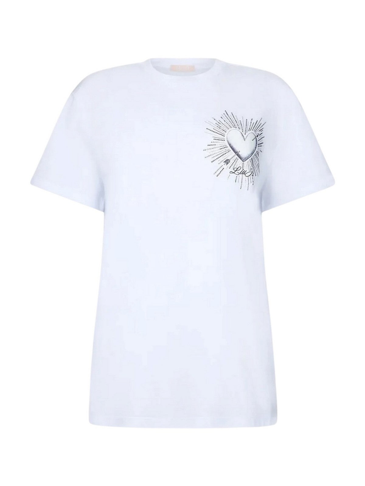 LIU JO WHITE T-shirt Donna  WA6163JS904 P9689 Bco cupid LiuJo