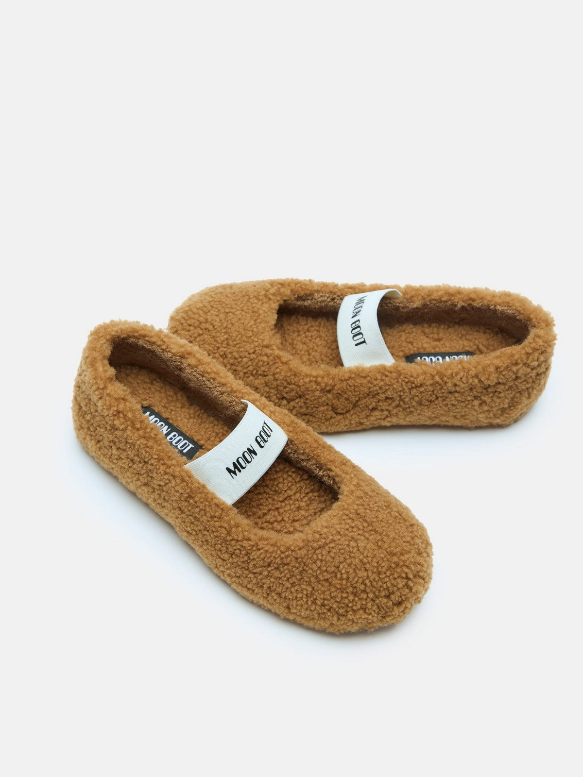 MOON BOOT Ballerina Donna MB SHEARLING BALLERINA 80D2400010-M008 COGNAC