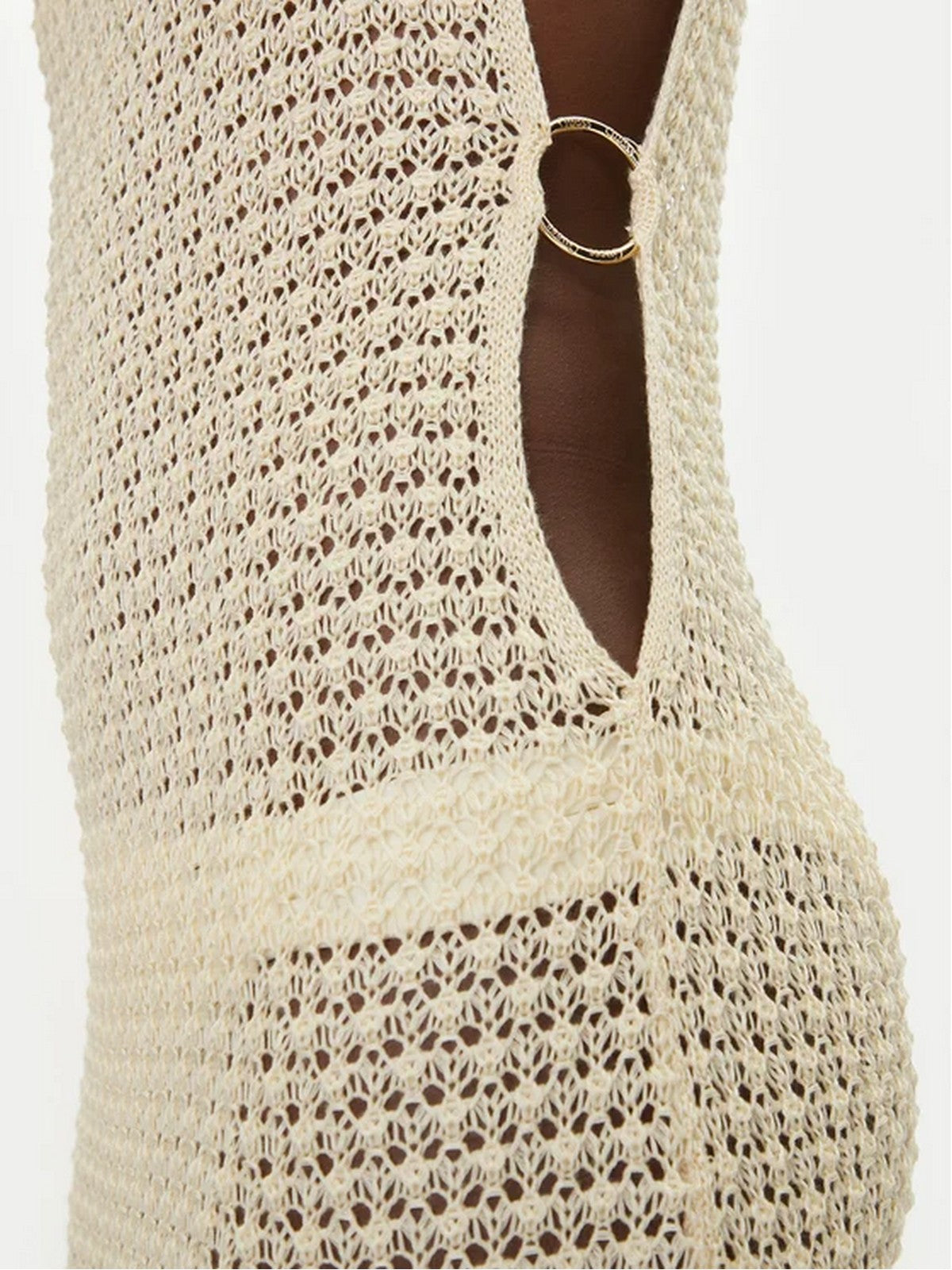 GUESS BEACHWEAR Copricostume Donna  E5GK12 Z3N30 G047 PEARL WHITE gioboutiqueweb