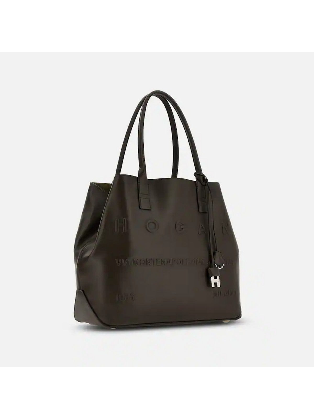 HOGAN Borsa Donna ADDRESS SHOPPING MEDIA KBW01TA0300TZPS808 PALISSANDRO gioboutiqueweb