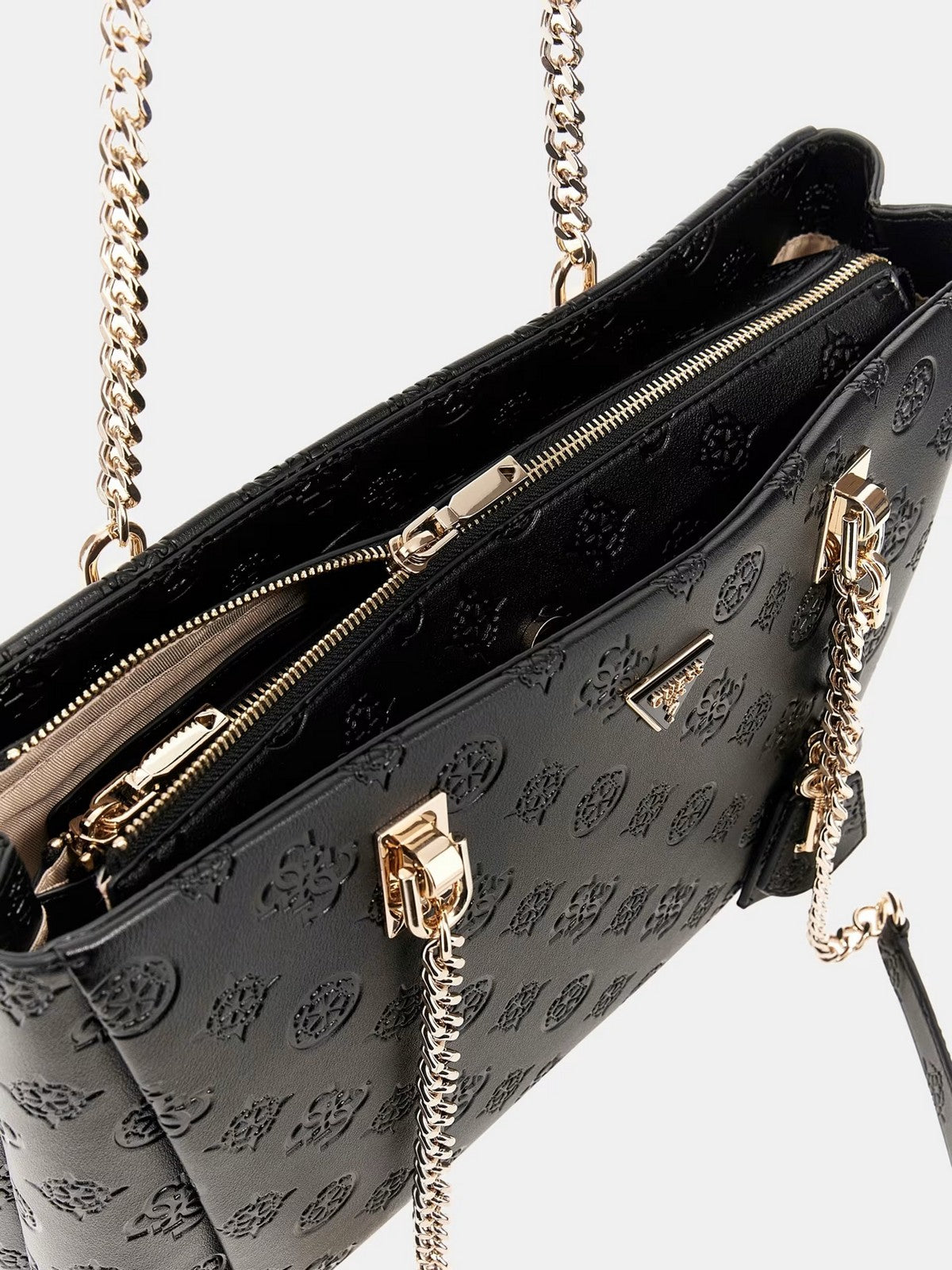 GUESS Borsa Donna TISHA 3 COMP TOTE HWPD77 64230 BLO BLACK LOGO