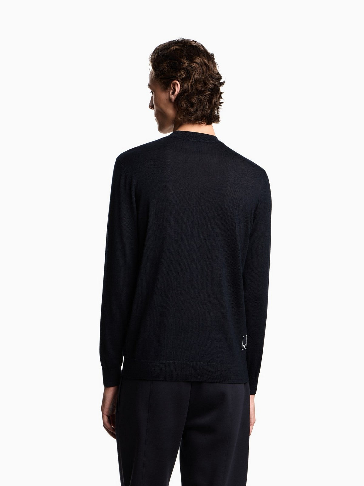 EMPORIO ARMANI Herrenpullover EM001957 AF14114 UB118 ICONIC 0920 NAVY BLUE EA