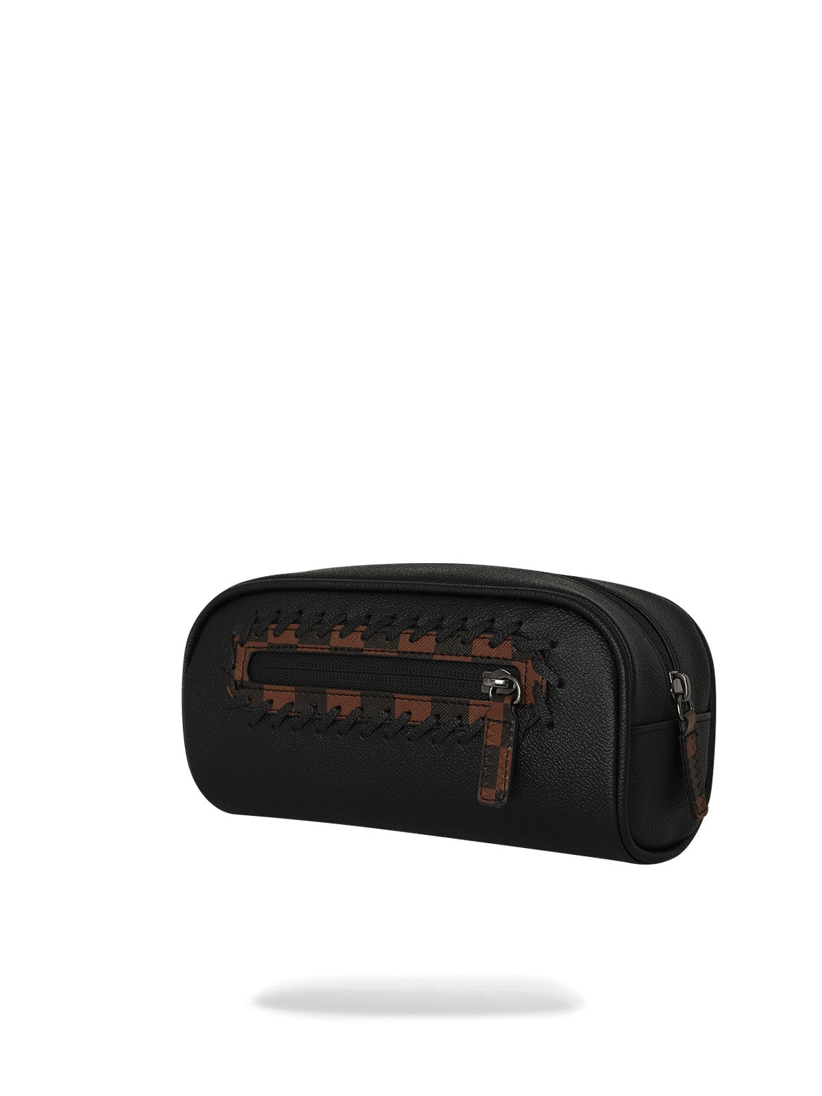 SPRAYGROUND Pochette Unisex adulto DOSE OF CHECK DEUX POUCH 910B8023NSZ Nero gioboutiqueweb