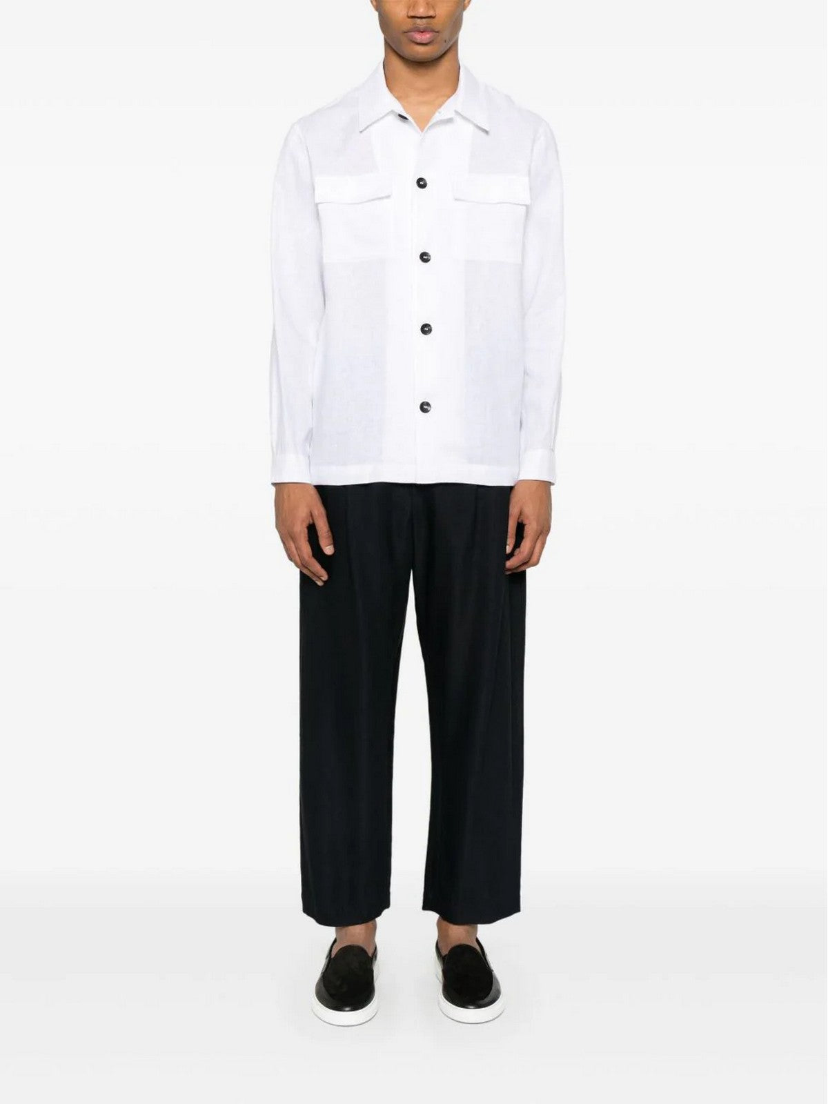 MICHAEL COAL Camicia Uomo mc-Jordan MCJOR3783S25 282 Bianco gioboutiqueweb