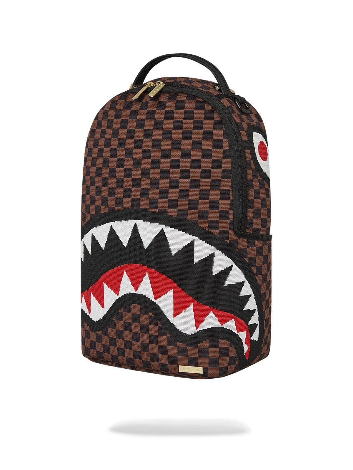 SPRAYGROUND Mochila masculina de tiburones Knit en París 2.0 mochila 910b6778nsz Marrone