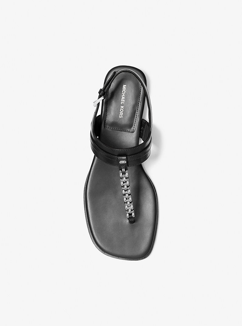 MICHAEL KORS Sandalo Donna MARCIA THONG SANDAL 40S6MCFS1L 001 BLACK