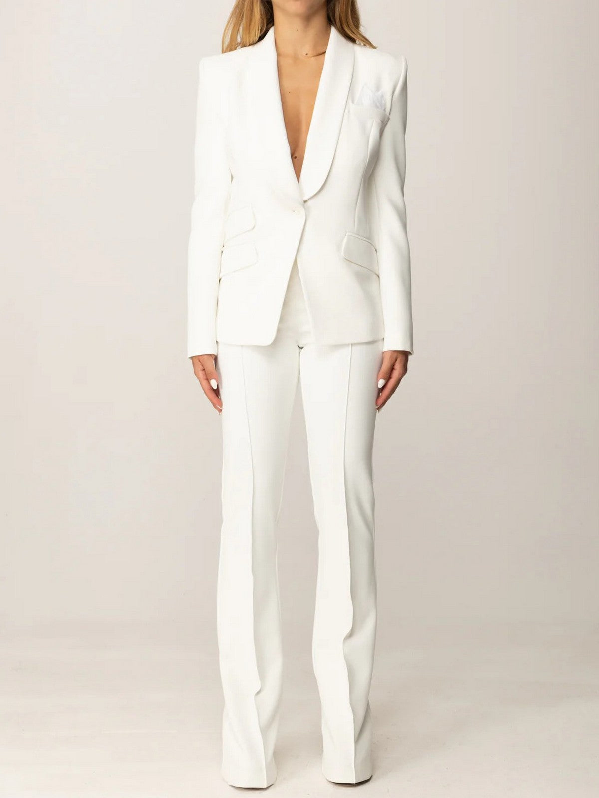 ELISABETTA FRANCHI Tailleur Donna  TP00156E2 360 Avorio