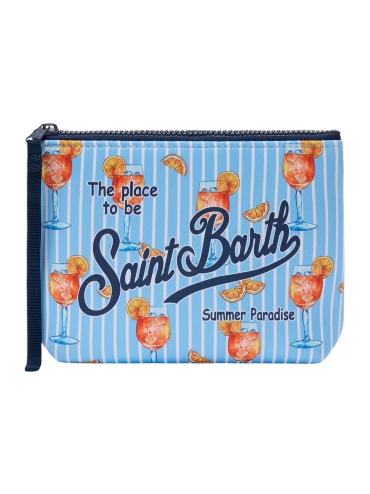 MC2 SAINT BARTH Pochette Unisex adulto  ALINE 08199L HAPPY COCKTAIL DOUBLE STRIPES 31