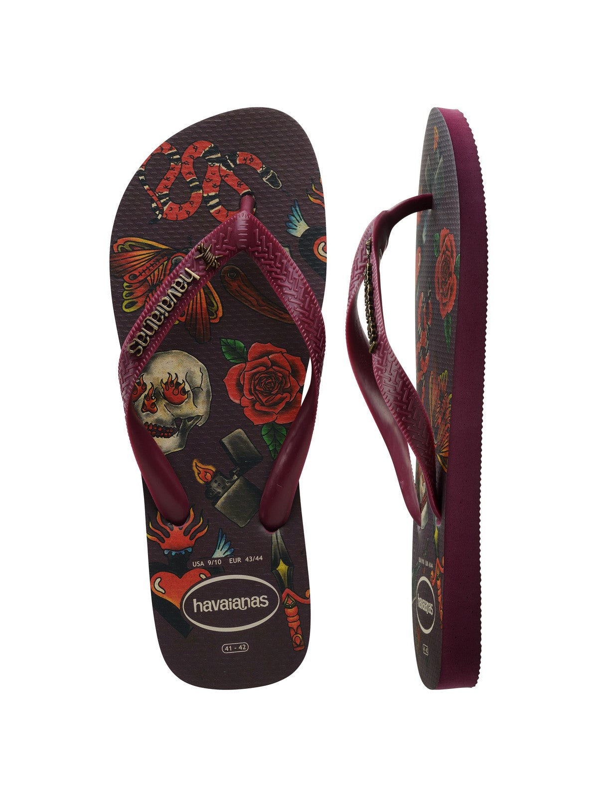 HAVAIANAS Tongs pour hommes Hav. Haut Tribo 4144505.5143 Violet