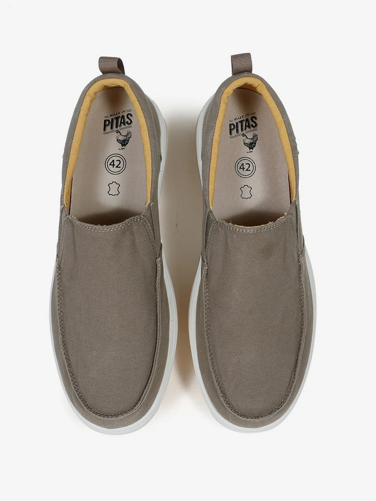 PITAS Mocassin Homme ISCHIA TAUPE Marron