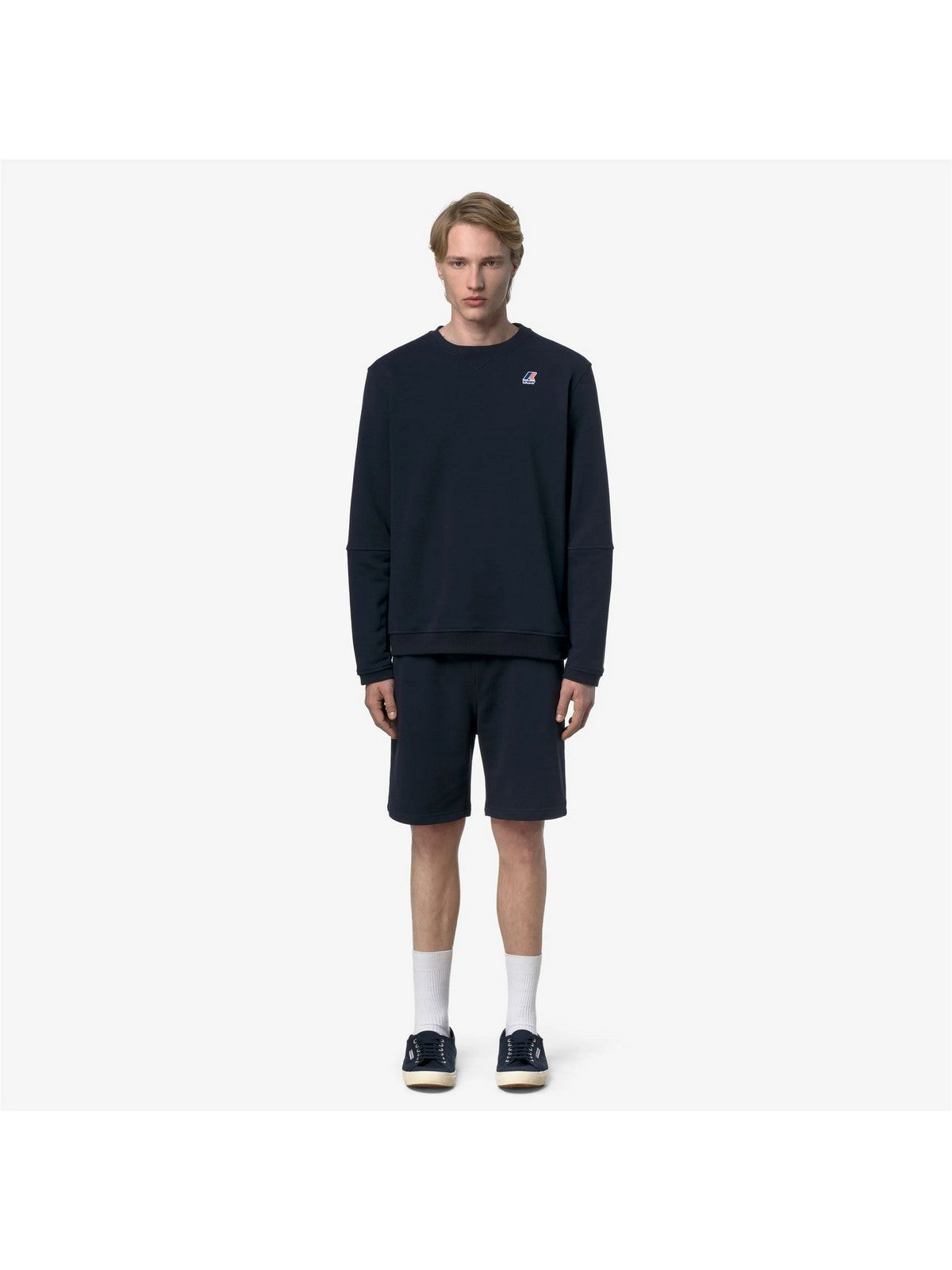 K-WAY Bermuda Uomo CASIMIR POLY COTTON K5138GW K89 BLUE DEPTH