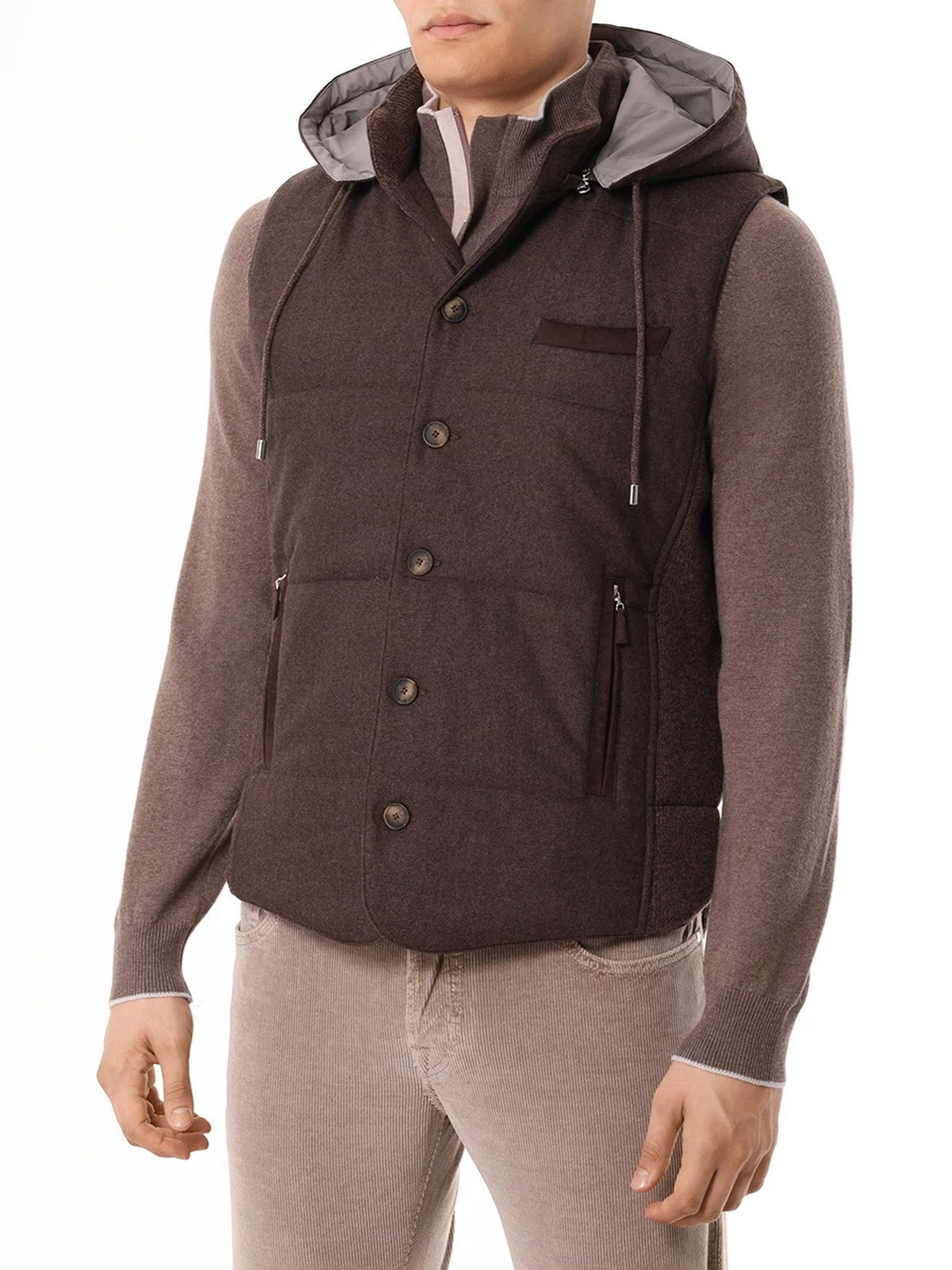 GRAN SASSO Gilet Uomo  23192/51303 194 Marrone