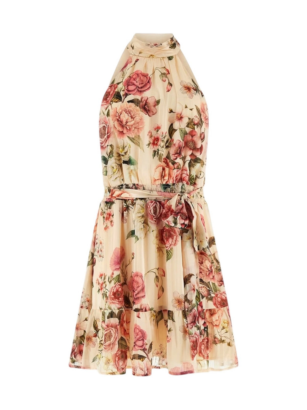 GUESS Abito Donna SL DANIELE DRESS W6GKAE W2555 PMM9 COSMIC PEONY PRINT