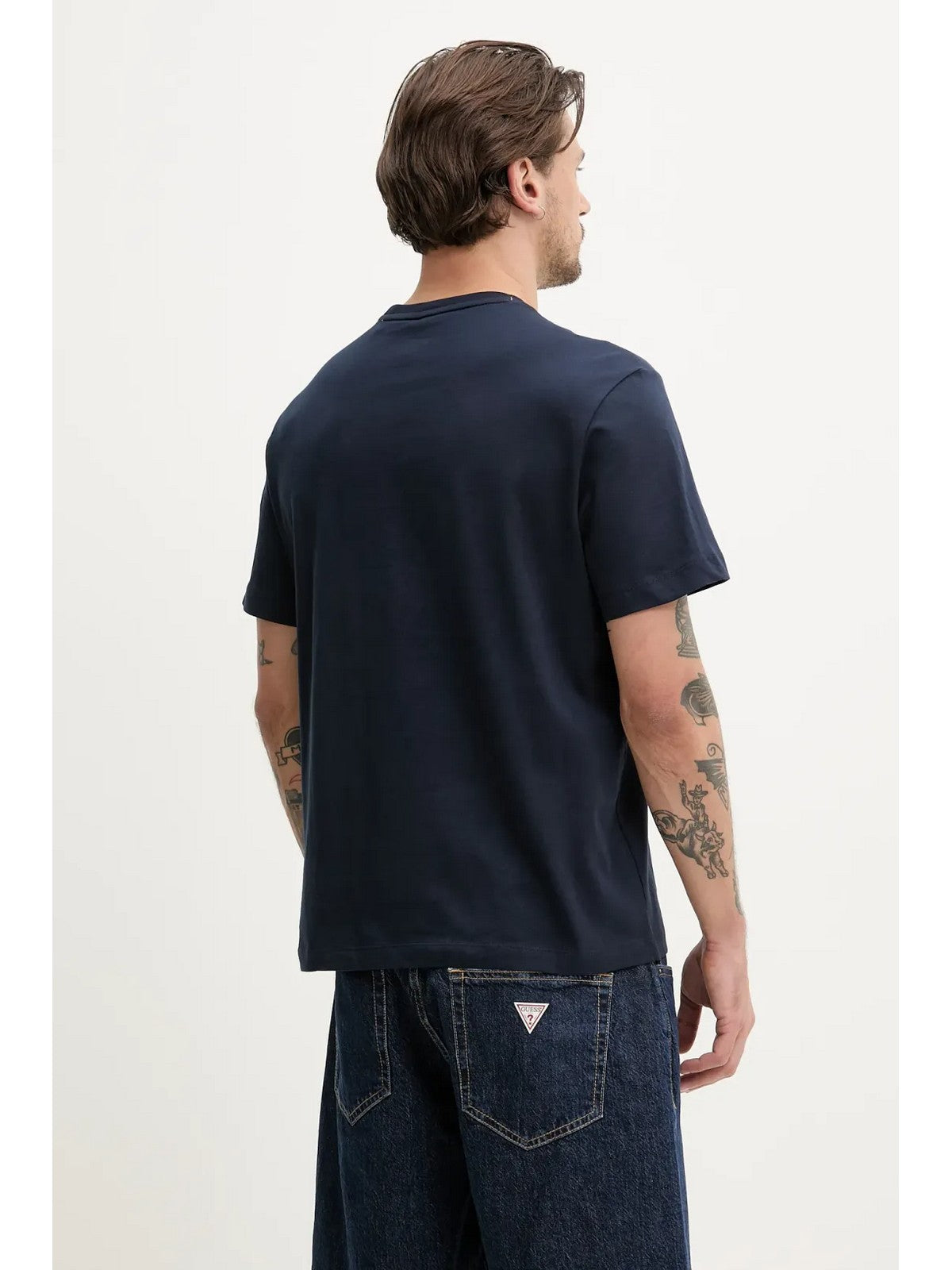 GUESS T-shirt Uomo GJ SS CN REG PKT TEE M5RI74 K8FQ4 A71W DARING OCEAN gioboutiqueweb