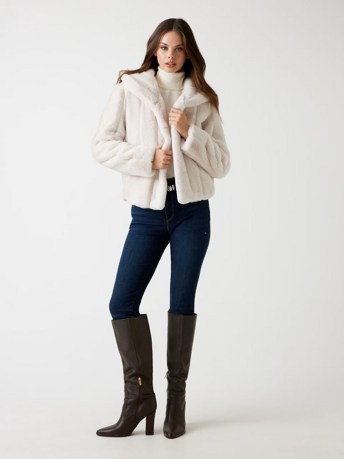 GUESS Giubbino Donna NEW SOPHY JACKET W0BL0N WDCH0 G9L9 MUTED STONE