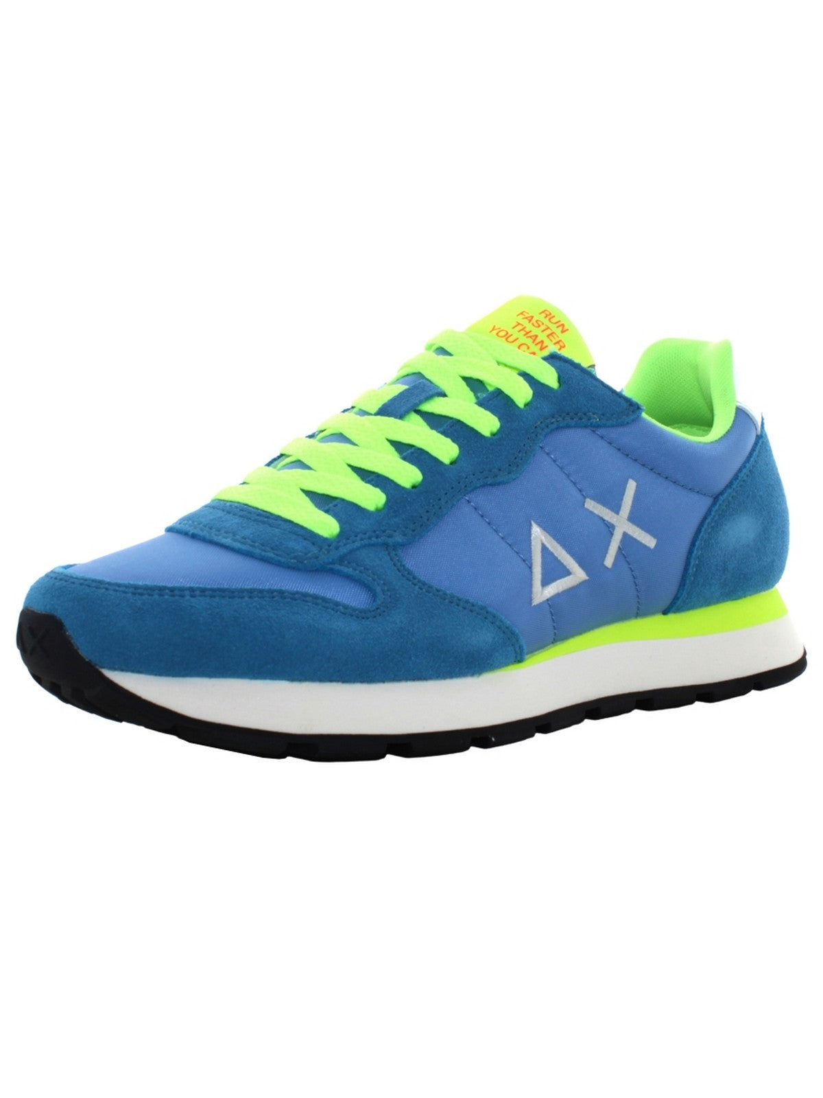 SUN68 Sneaker Uomo Tom fluo Z35102 56 Blu gioboutiqueweb