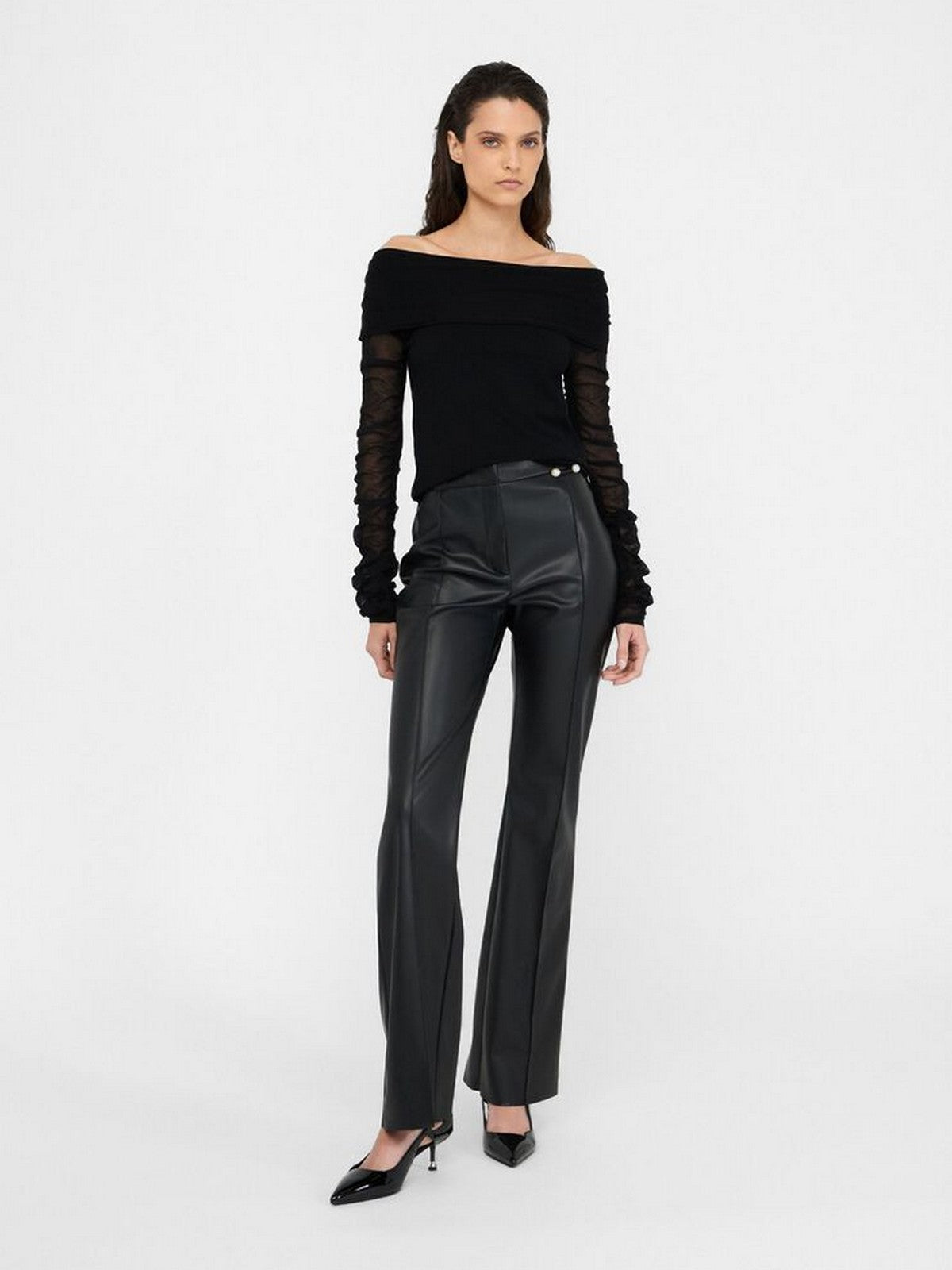 LIU JO BLACK Pantalone Donna  CF5016E0624 22222 Nero