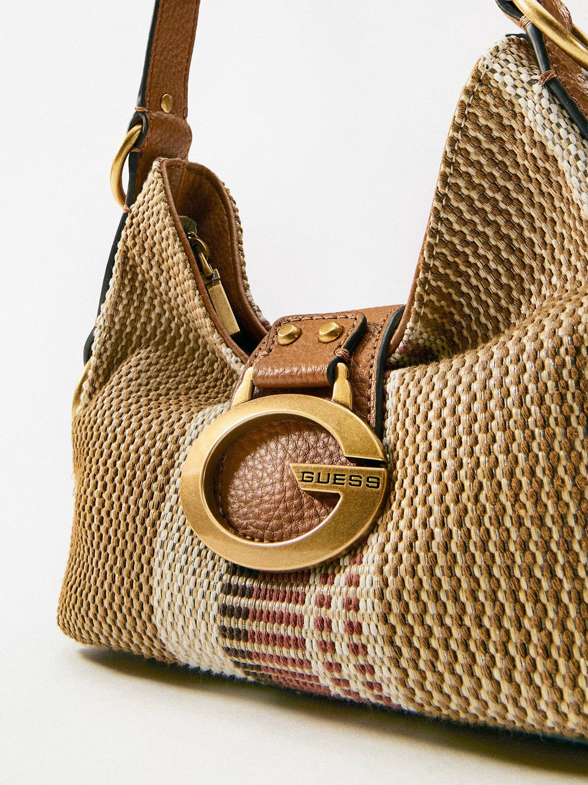 GUESS Borsa Donna CAMDEN MINI SHOULDER BAG HWAB93 08720 CGM COGNAC MULTI