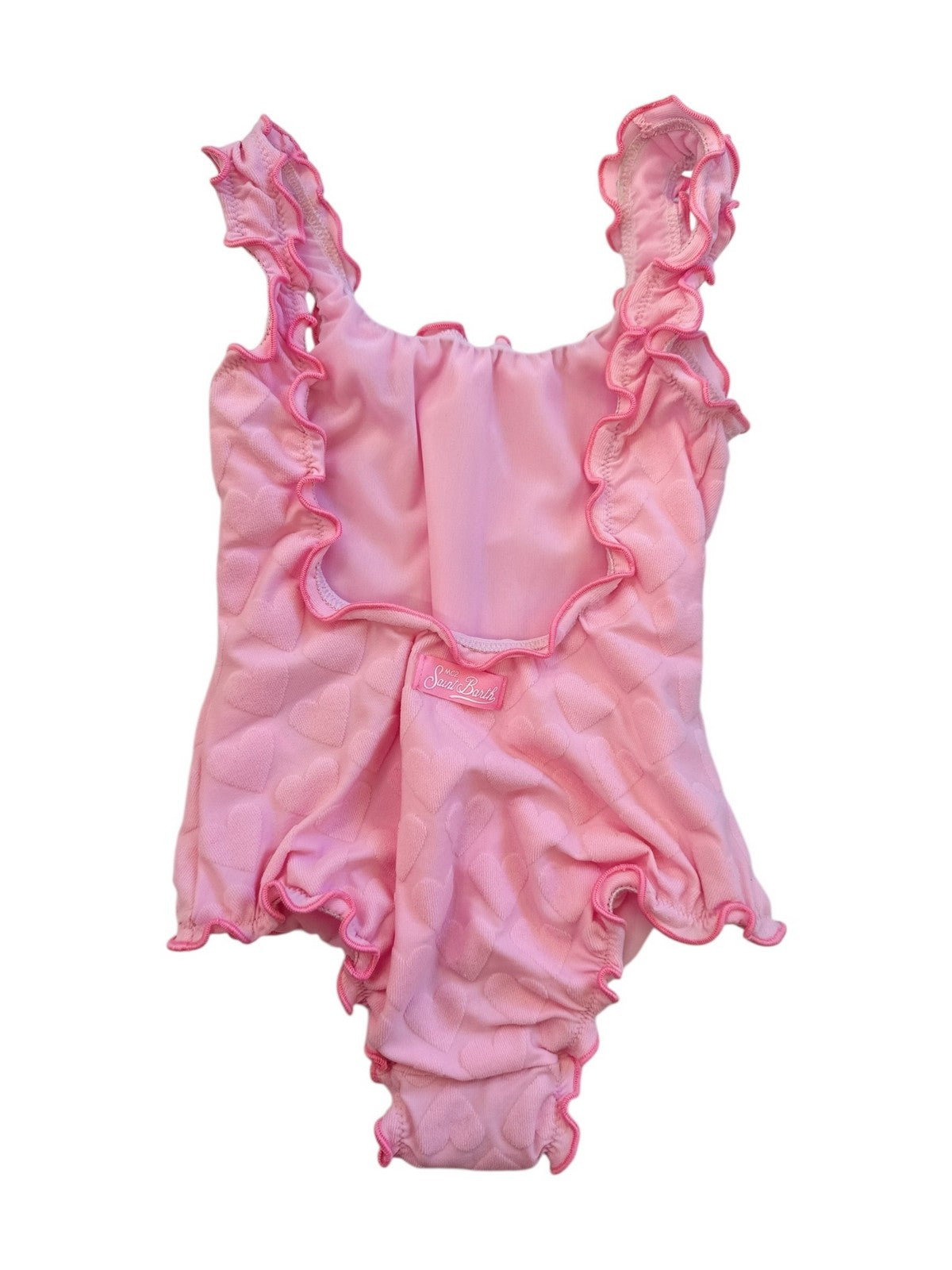 MC2 SAINT BARTH Costume da bagno Bambine e ragazze  CLIO 00025H LYCRA EMBOSSED HEART 20 gioboutiqueweb