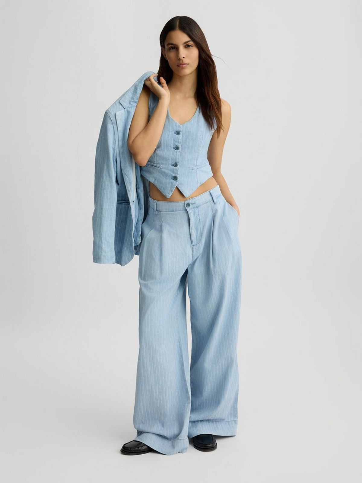 LIU JO BLUE DENIM Gilet Donna  UA5122D4989 78822 Blu gioboutiqueweb