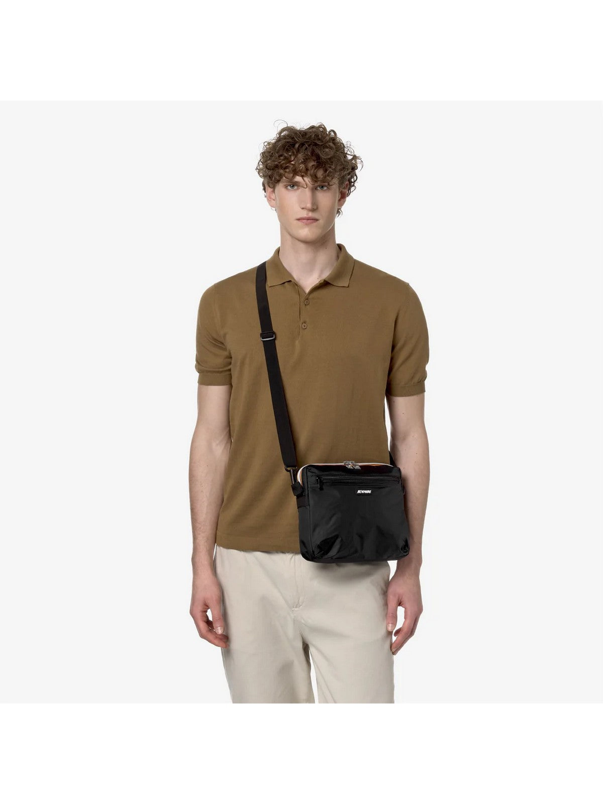 K-WAY Pochette Unisex adulto MOIRE K8125RW USY BLACK PURE gioboutiqueweb