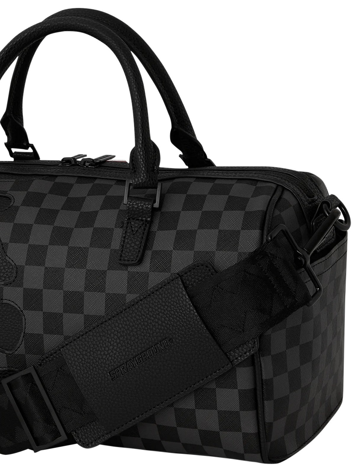 SPRAYGROUND Borsa Uomo UNFINISHED SHARK MINI DUFFEL 910D7481NSZ Grigio