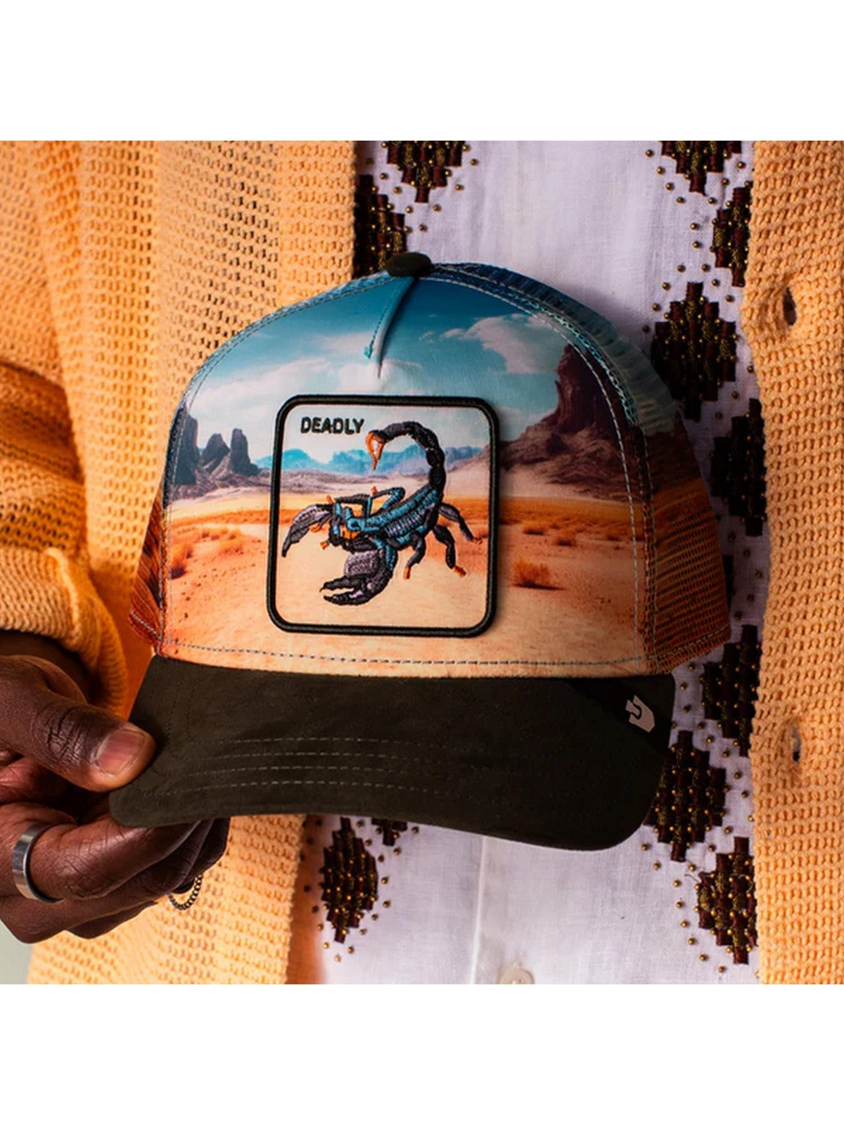 GOORIN BROS Cappello Uomo SCORPION IN THE ELEMENT 101-2695 PAL PALM