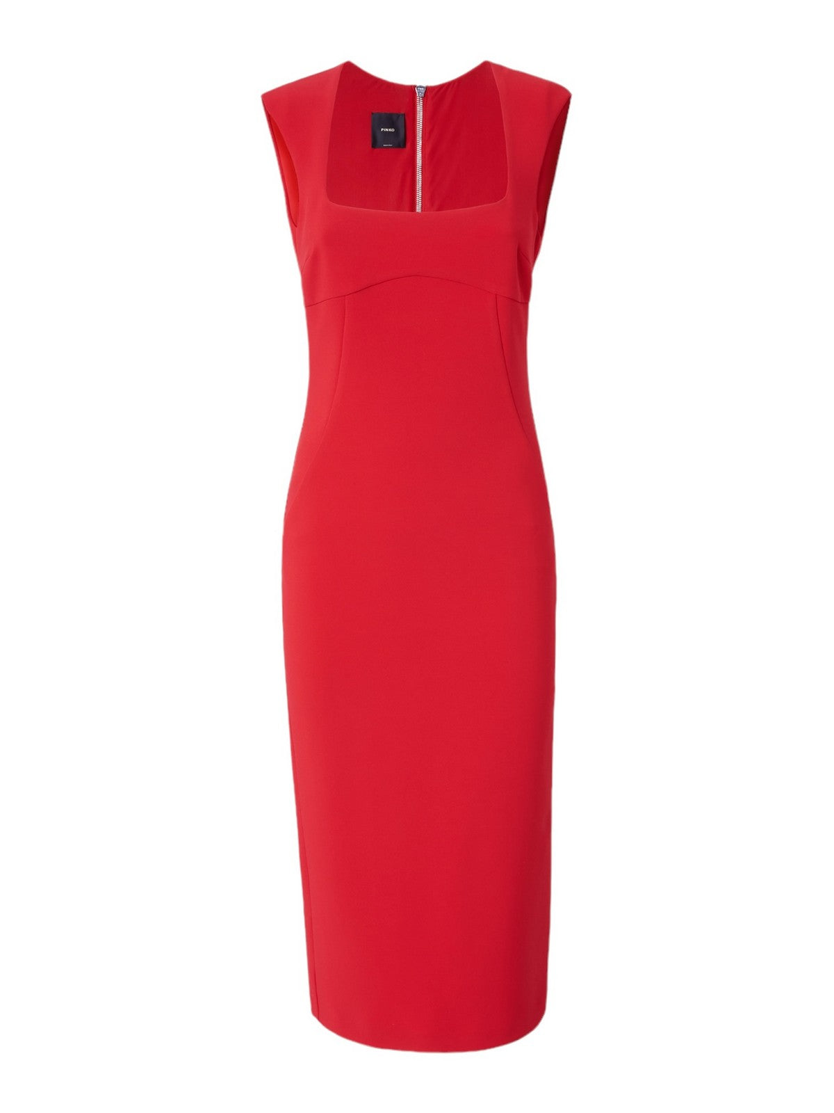 Pinko Woman Dress Valensole Crepe Stretch 103960-A20a RA1 red dress