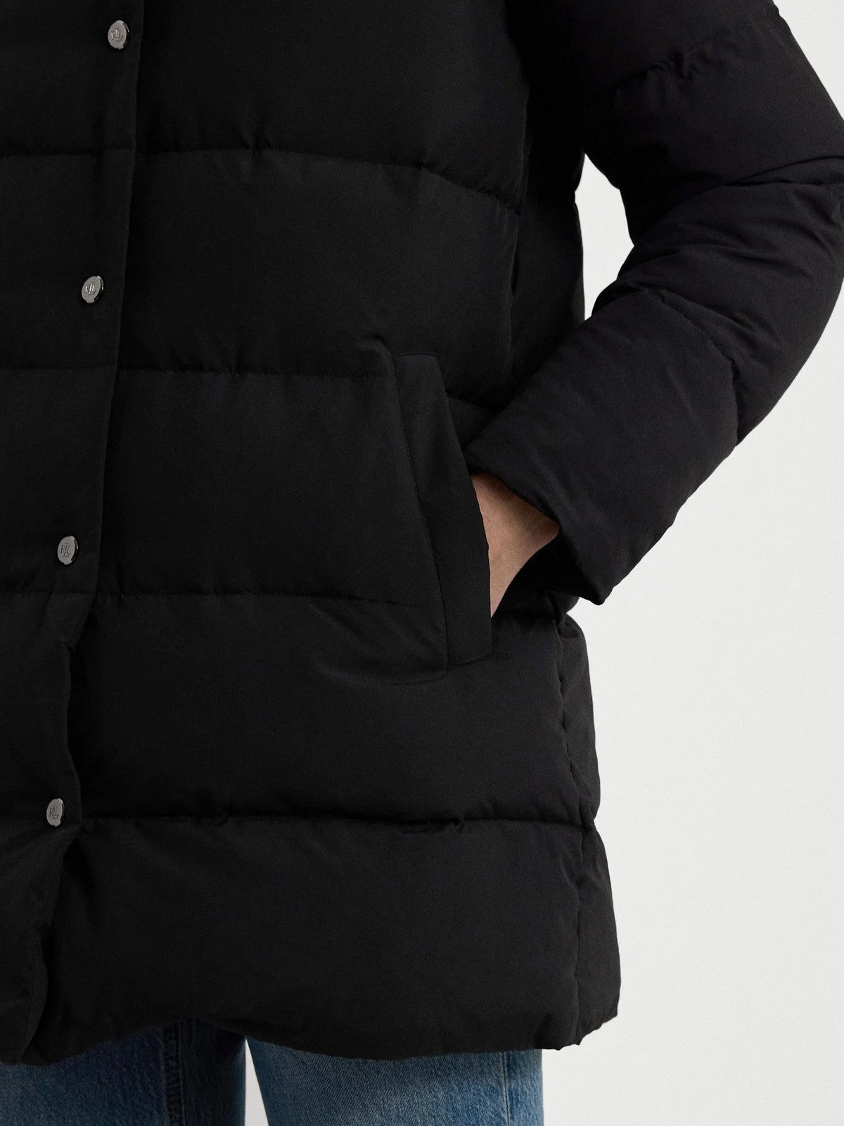 Lauren Ralph Lauren Dug Dvt Dwn Vste-Insulated-Coat 297962420 002 Black