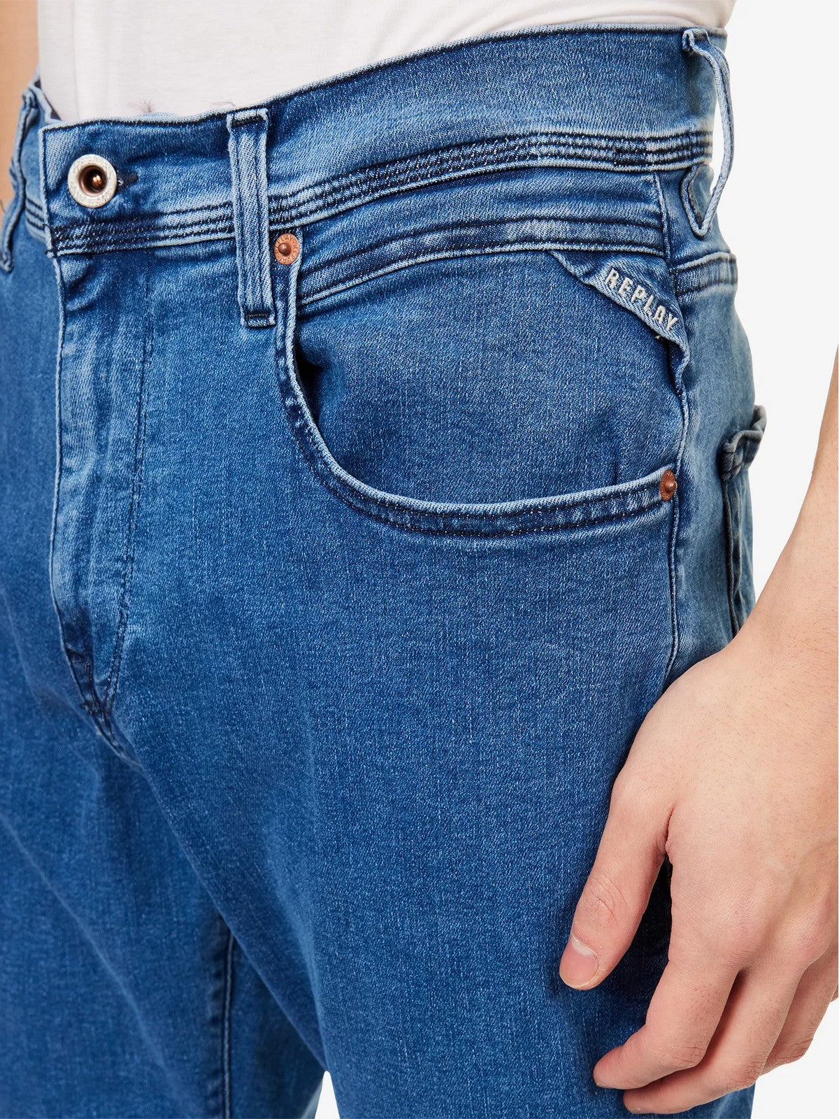 REPLAY Jeans Uomo ARIICK M1049000661HO6 009 MEDIUM BLUE