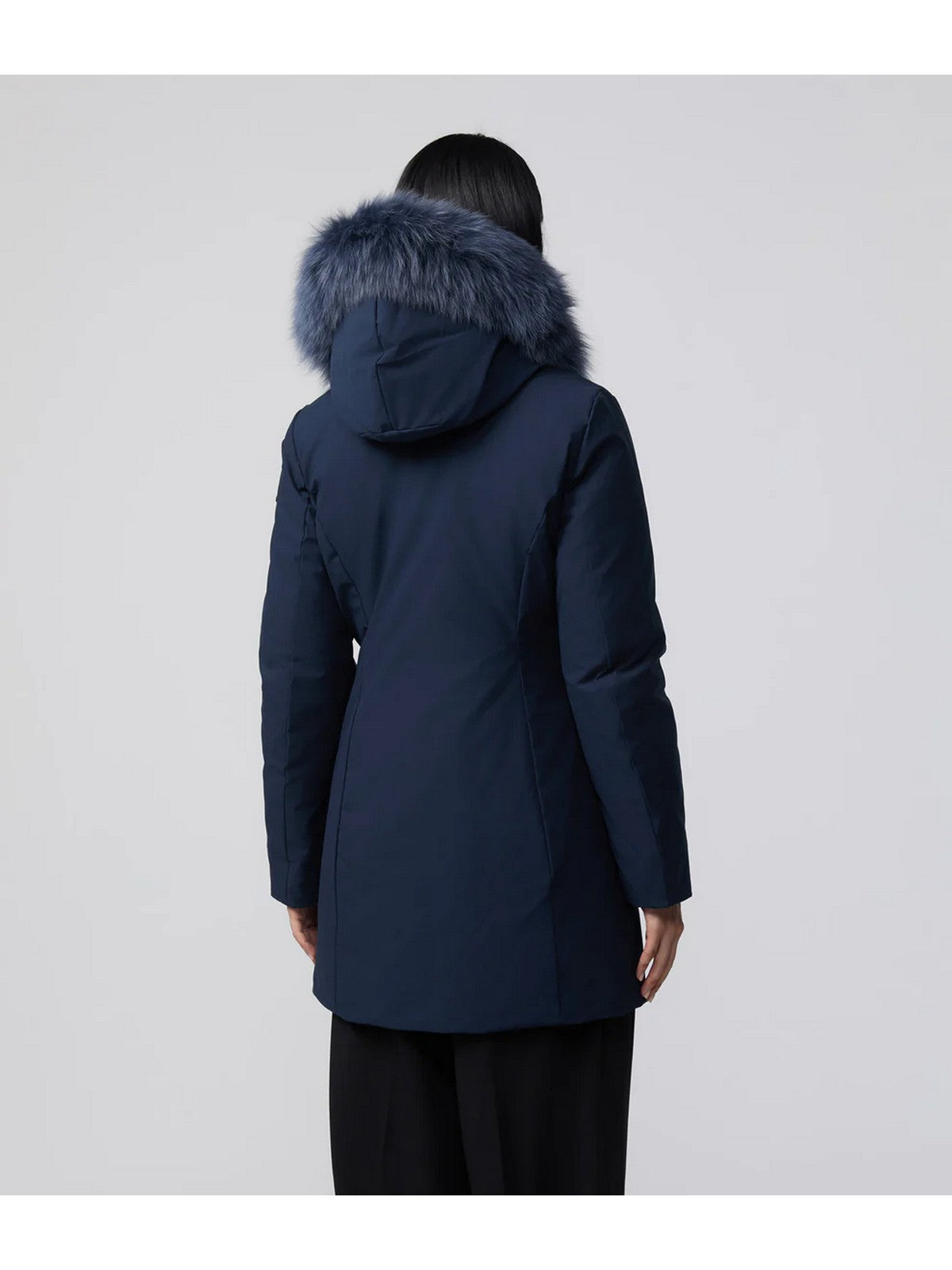 REFRIGIWEAR Piumino Donna LADY TECH/1 FUR JACKET W99108 XT3790 F03700 DARK BLUE