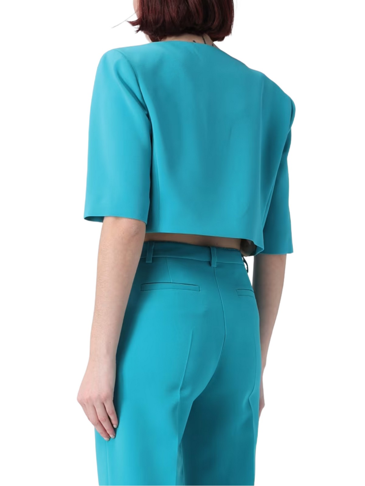 PINKO Giacca Donna PLATANO SPENCER CANVAS TECNICO 106608-A32Z V76 VERDE MATTONELLA