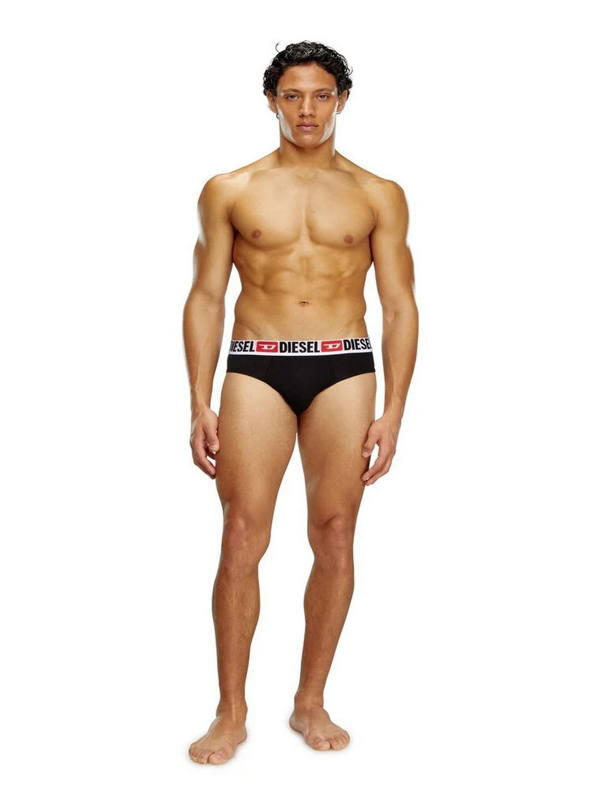 DIESEL Men's Briefs UMBR-ANDRETHREEPACK UNDERPANTS 00SH05 0DDAI E3784 012 - COLLAGE/BLACK
