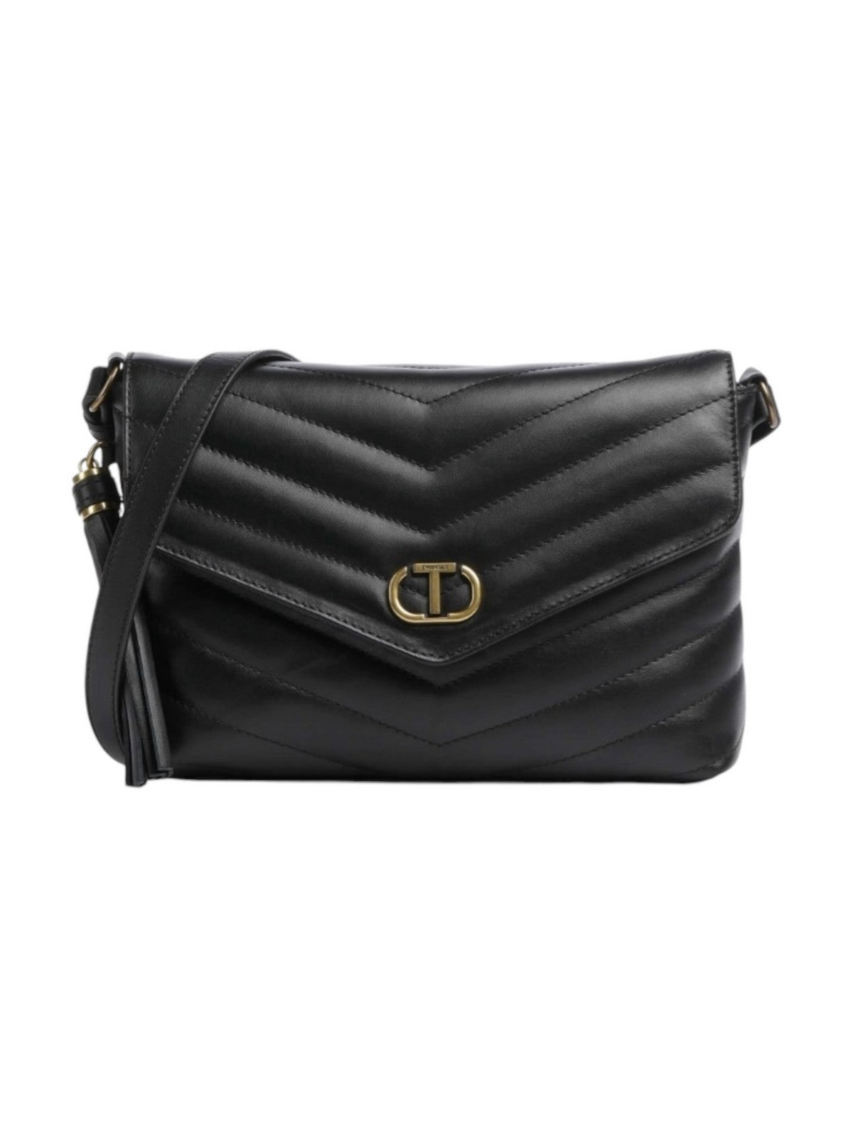 TWINSET Borsa Donna DREAMY LEATHER 242TB7190 00006 Nero gioboutiqueweb