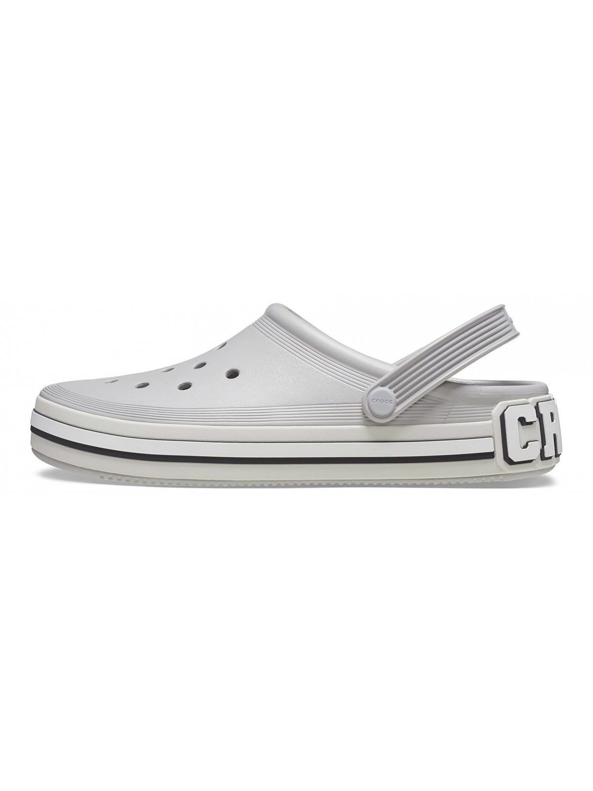 Crocs Ciabatta unisex dla dorosłych logo logo zatytułowane 209651 1 stóp szary