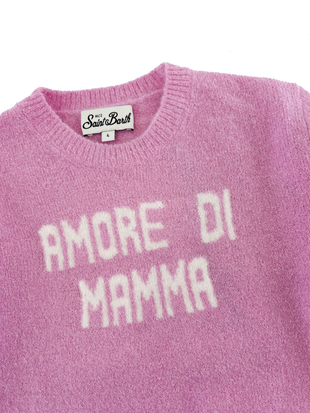 MC2 SAINT BARTH Maglione Bambine e ragazze  PRINCESS ALPACA 02110I AMORE MAMMA 23