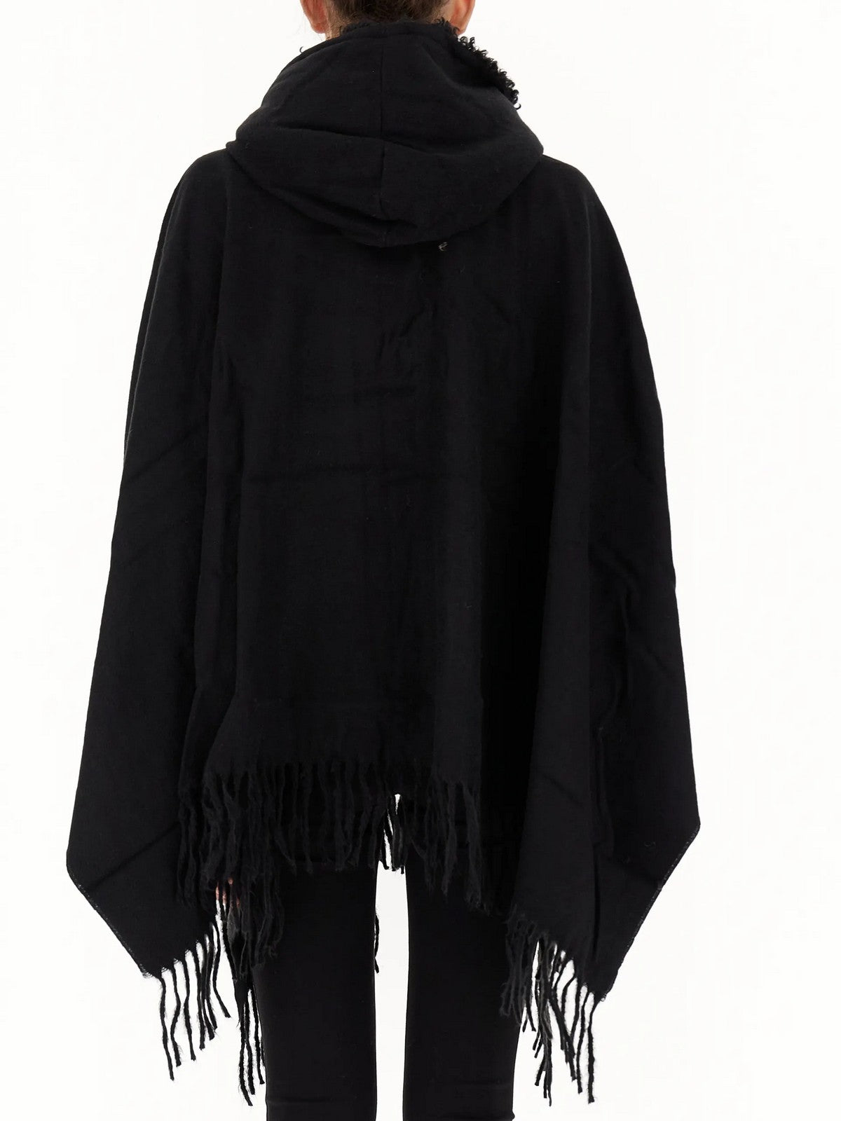 LIU JO SOFT Poncho Donna  2F4018T0300 22222 Nero gioboutiqueweb