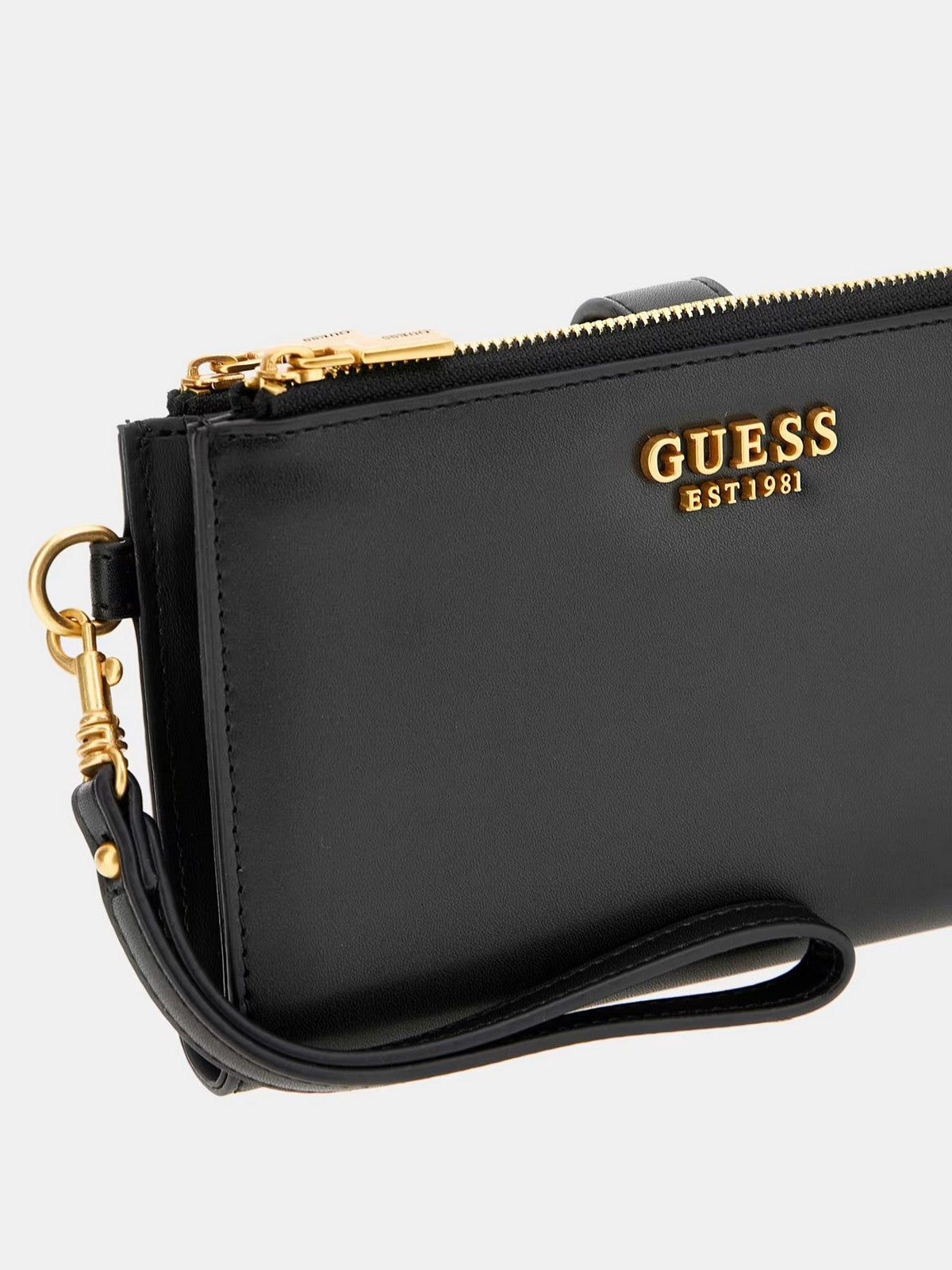 Guess Women's Wallet Laurel Slg Large Zip Swvva85 00570 Bla Black