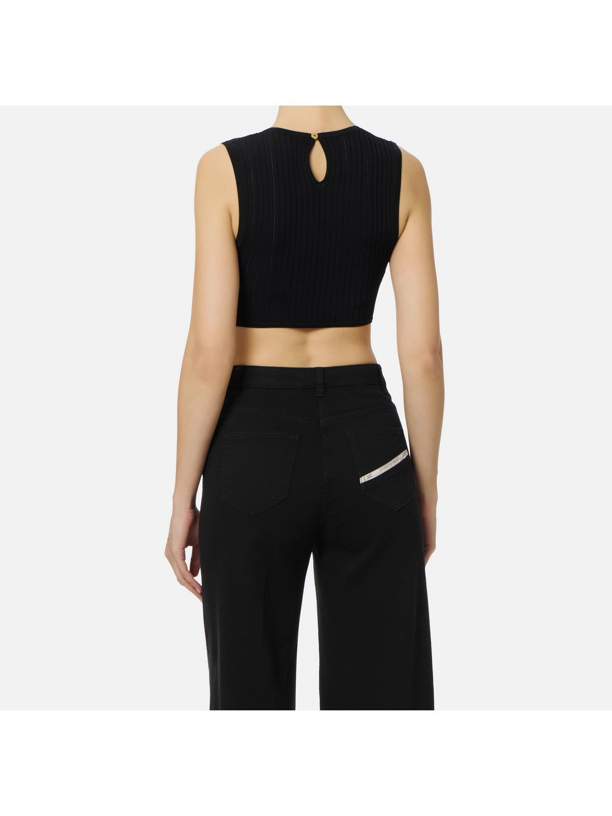 ELISABETTA FRANCHI Top Donna  TK76S61E2 110 Nero
