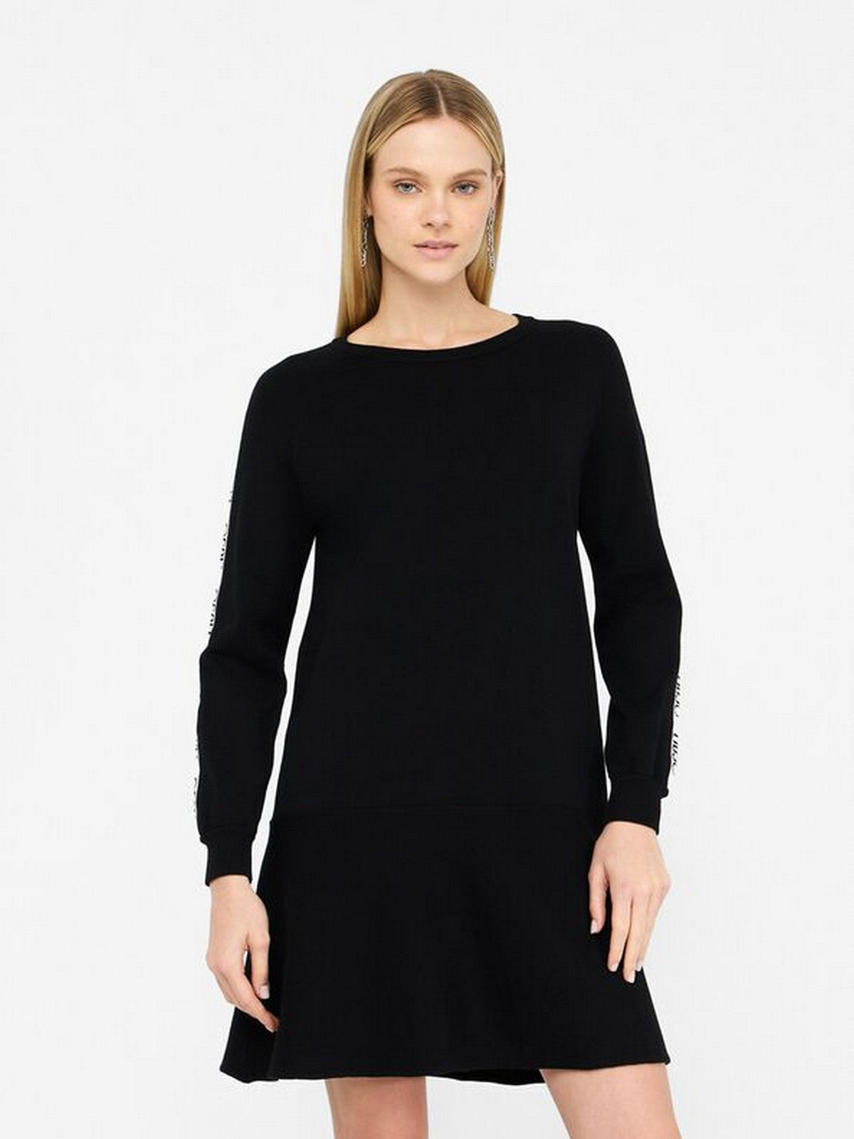 LIU JO SPORT Abito Donna  TF5288MS63L 03N66 Nero/bianco latte