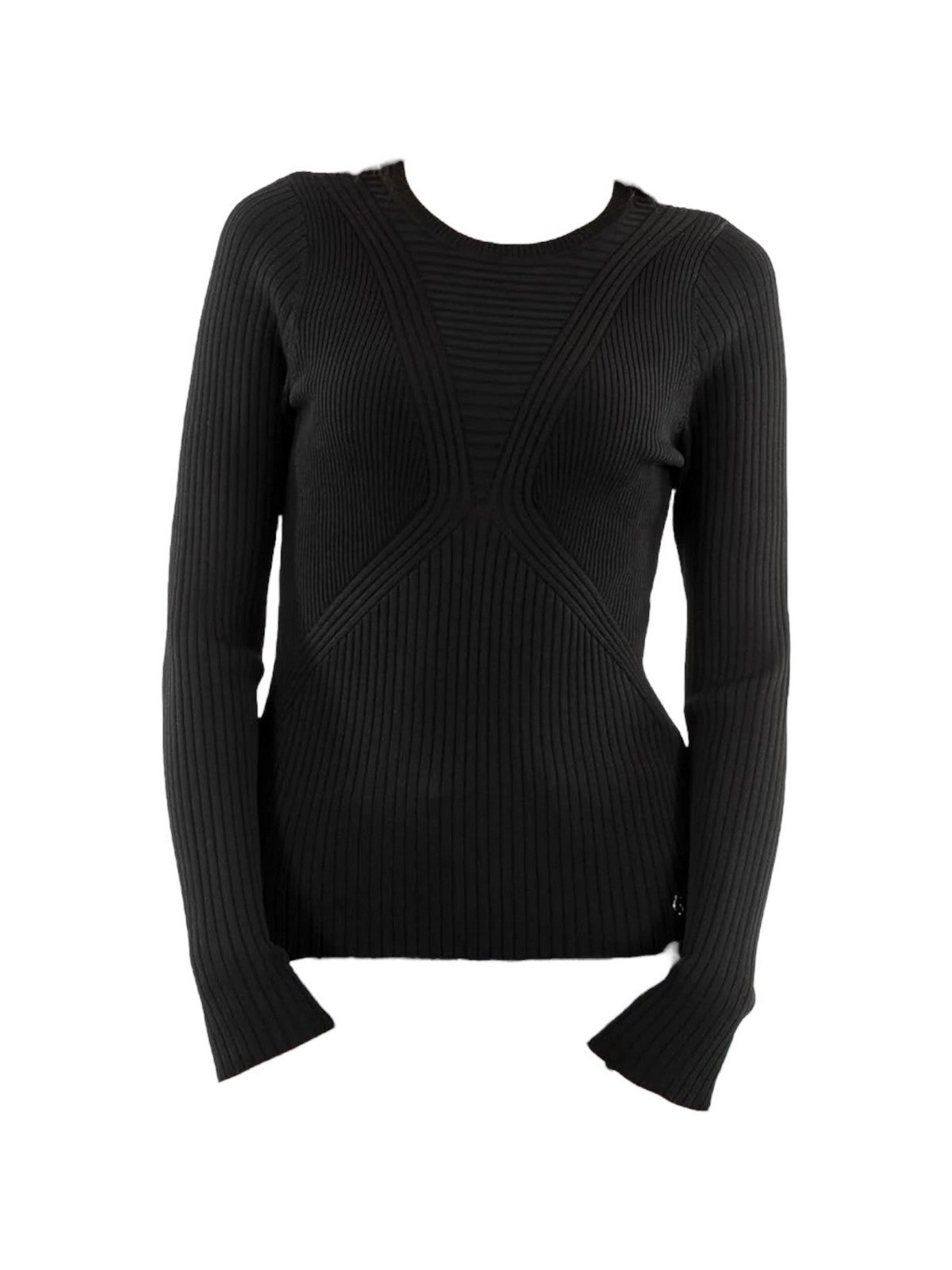 GUESS Maglione Donna DESTINY RN LS SWTR W4YR17 Z37K0 JBLK Nero gioboutiqueweb